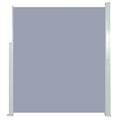vidaXL Retractable Side Awning - Large Polyester Screen for Outdoor Privacy, Wind and Sun Protection - Width Adjustable up to 16