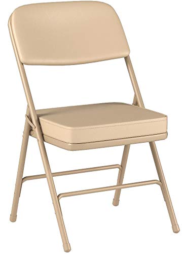 Folding Chair [Set of 2] Color: Brown