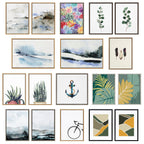 Sylvie Eucalyptus Framed Canvas Set by Maja Mitrovic
