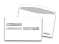 W2 Tax Envelopes, For 4-Up Style W-2 Tax Forms 25 Pack Security Double Window W2 Envelopes