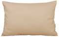 Tangdepot Handmade Decorative Solid 100% Cotton Canvas Throw Pillow Covers/Pillow Shams, (12'X20', Cream)