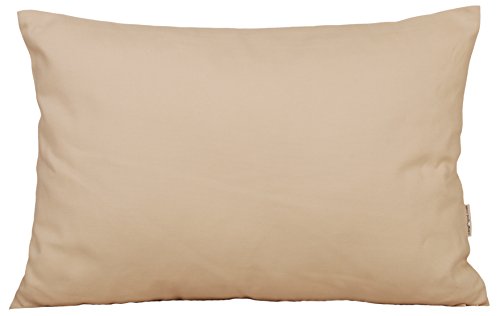 Tangdepot Handmade Decorative Solid 100% Cotton Canvas Throw Pillow Covers/Pillow Shams, (12'X20', Cream)