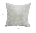 Blazing Needles Square Faux Fur Throw Pillows, 17", Agora Soap 2 Count