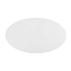 Modway Lippa 48" Oval-Shaped Mid-Century Modern Dining Table With White Wood Top And Black Base