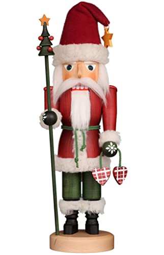 Alexander Taron Christian Ulbricht Nutcracker - Nostalgic Santa Glazed - 16.75" H X 5.25" W X 5.5" D