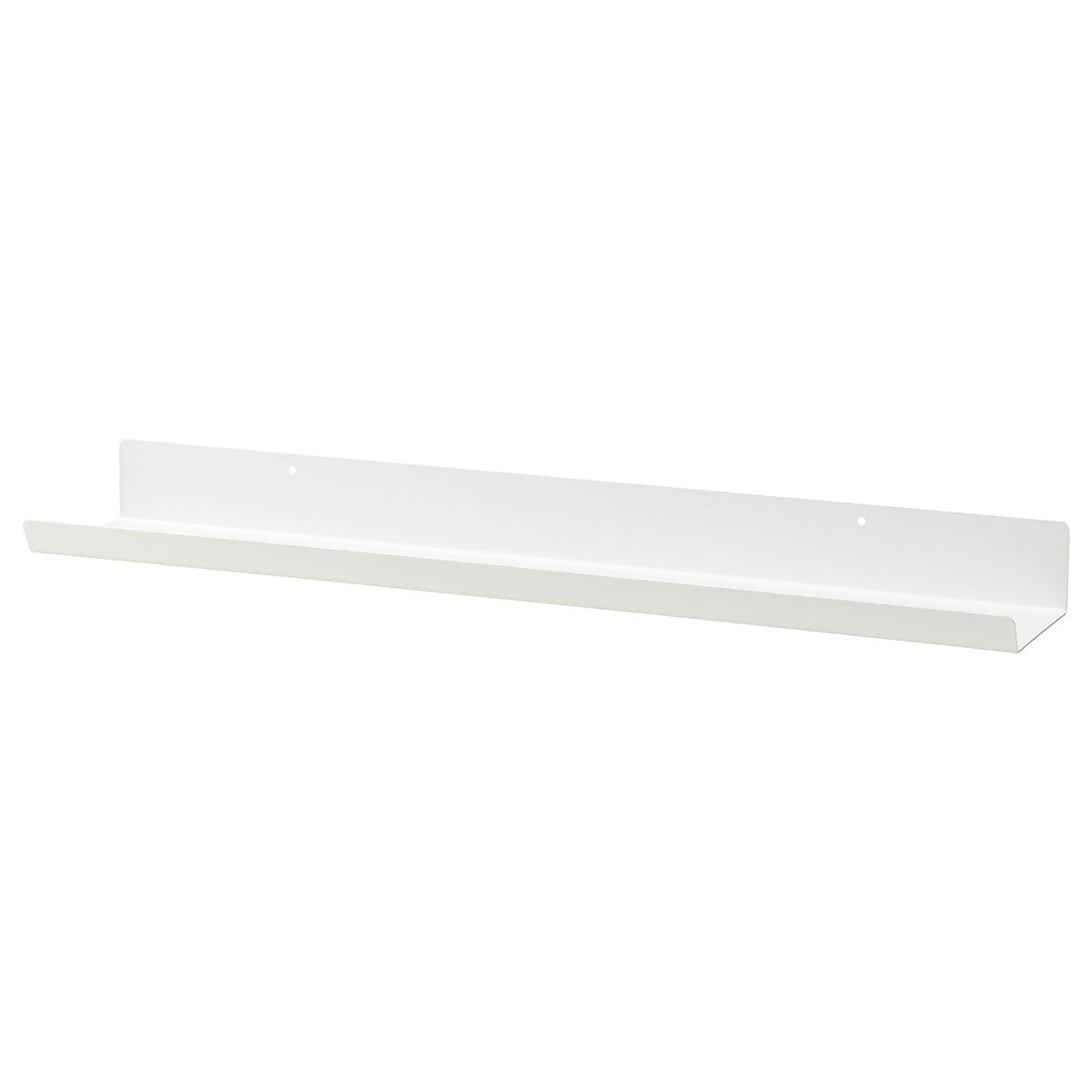 Ikea Malmback Picture Display Shelf, 60 cm Length, White Steel, WallMounted, 5 kg Load Capacity