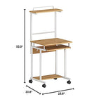 LYS Mobile Computer Workstation, Maple