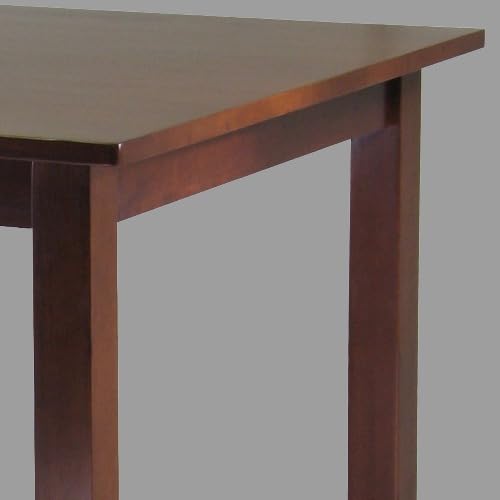 Ergode Wood Parkland High Dining Table - Timeless, Compact, Walnut Finish