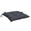 Vidaxl Chair Cushion 2 Pcs, Non Slip Outdoor Chair Cushion For Patio Furniture, Water Repellent Outdoor Seat Cushion, Anthracite