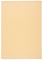 Safavieh Courtyard Collection 6'7' X 9'6' Gold/Beige Cy6918 Trellis Indoor/ Outside Waterproof Easy Cleansingpatio Backyard Mudroom Area Mat