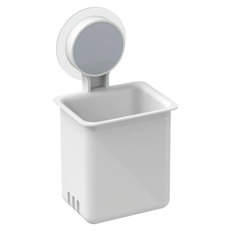 Khanakkltd Toothbrush Holder Suction Cup Wall Mounted Without Drilling & Removable Shower Waterproof Razor Holder for Bathroom a