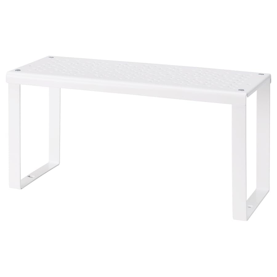 Bm Globals Variera Shelf Insert White 32X13X16 Cm, Kitchen Cabinet Organizer Rack, Countertop Storage Shelf, Space Saving Cabine
