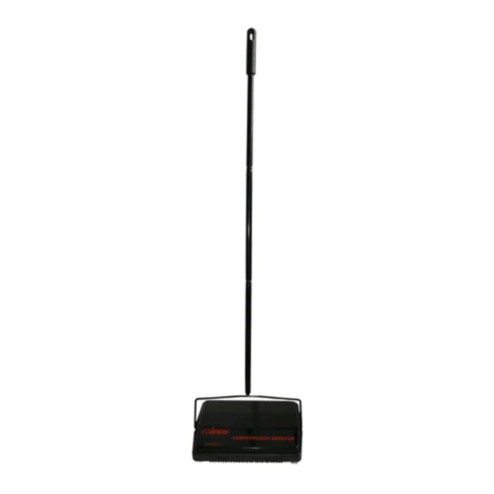 Winco Steel Carpet/Floor Sweeper,Medium,Black