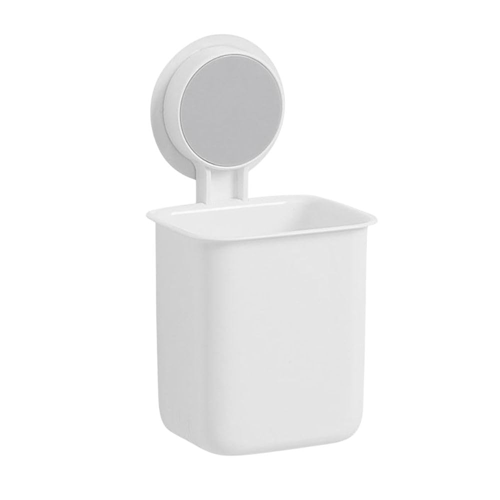 VELOIX Self Adhesive Toothbrush Holder for Bathroom Wall Wall Mounted Toothbrush & Toothpaste Stand for Wash Basin Multipurpose 