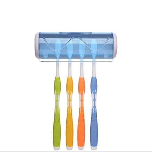 FOXTAIL Wall Mounted Toothbrush Holder with Dustproof Cover Organize Your Bathroom Essentials with Style