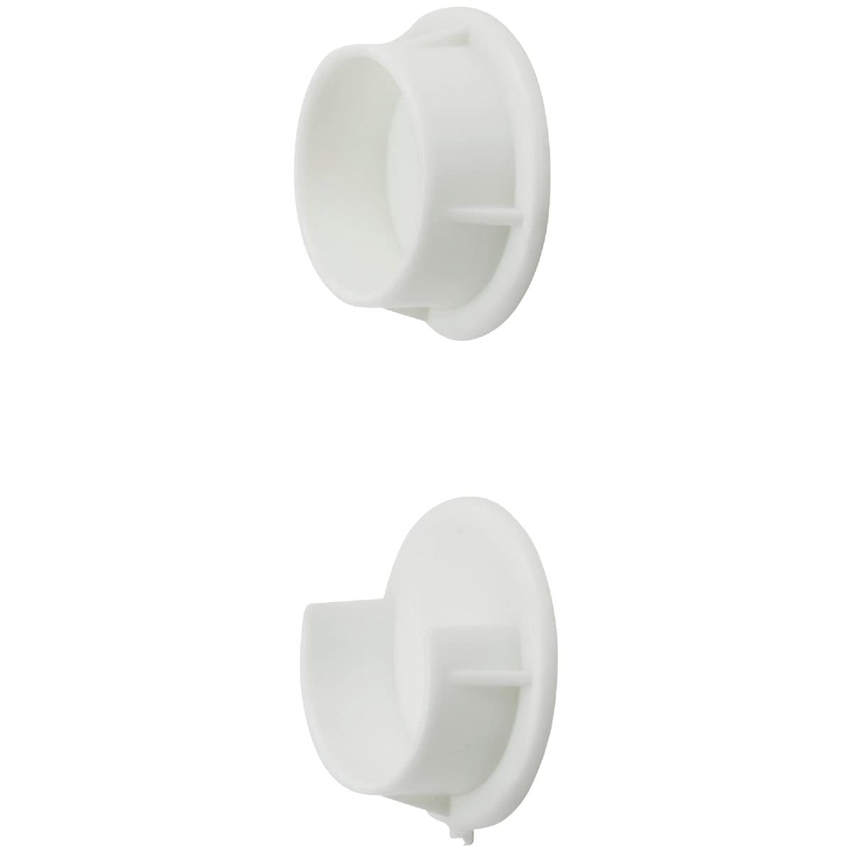 Stanley N154-567 Pr/1 x 7: John Sterling Closet Pole Sockets (BC-0037), Pack of 1, White