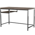 Jgs Iron Frame Solid Wood Study Table For Office Desk Computer Table Console Tables For Living Room