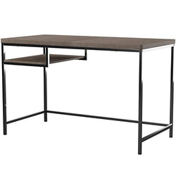 Jgs Iron Frame Solid Wood Study Table For Office Desk Computer Table Console Tables For Living Room