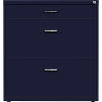 Lorell LYS SOHO Lateral File, Navy