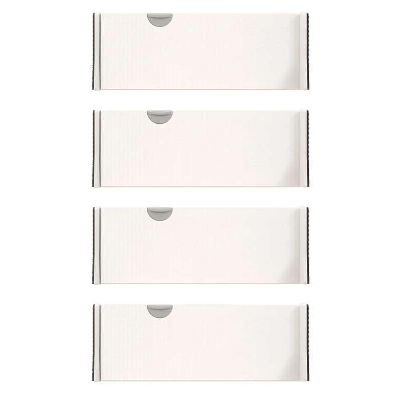 Organize Your Drawers: 4Piece Kitchen, Bedroom & Bathroom Drawer Dividers For Clothes & Dressers  Maximize Space & Tidy Up
