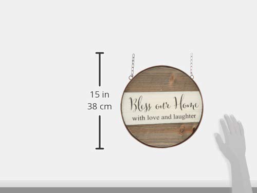 K&K Interiors Decorative Hanging Sign Arrow Replacement 13907C Wood