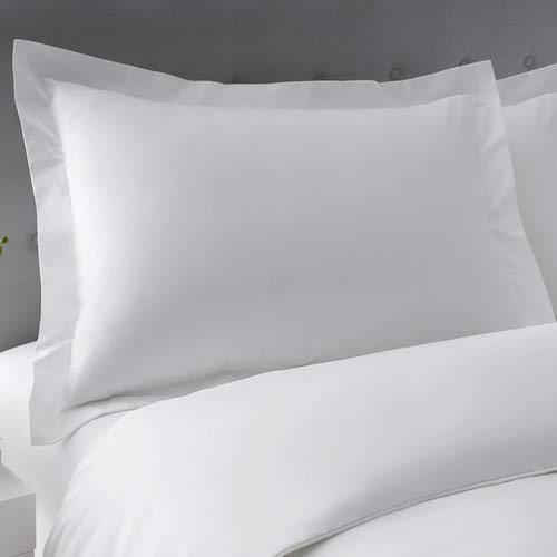 Sccollection King Pillow Shams Set Of 2 White 550 Thread Count Super Soft King Size Pillow Shams 20inchX36inch 100% Egyptian Cotton G