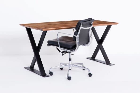 The Kashth Multipurpose Wooden Table With Metal Legs Study Desk For Adults