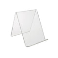 Deluxe 4.5 X 5 Inch Medium Clear Acrylic Book Easels Premium Thick