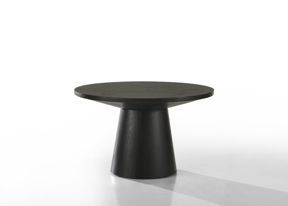 Jasper Ebony Black 29 Round Coffee Table