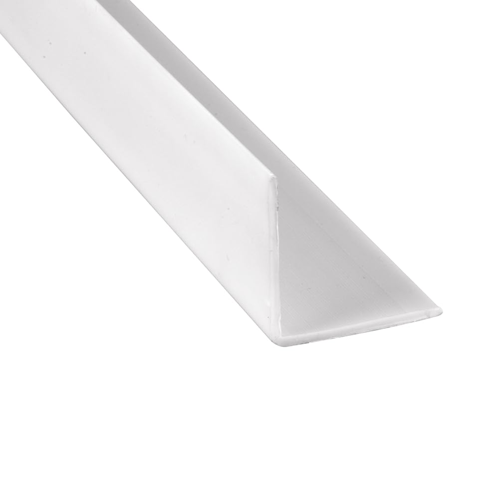 Prime-Line MP10069 Vinyl Corner Shield, White - 2-3/8    x 48    - Durable Vinyl Corner Guards, Easy to Install, Protects Wall E