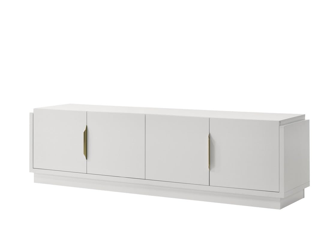 Palmer 70 W inch White 4-Door TV Stand
