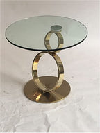 Neos Modern Furniture End Tables, Clear