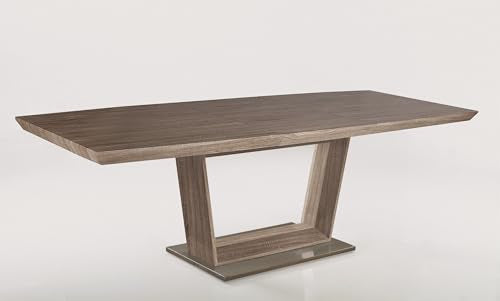 Neos Modern Furniture T1037SN Dining Table, Sonoma