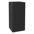 Terra Series Poly Stone Planter in Black 13 x 13 27.6 High