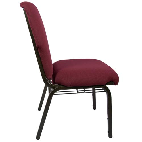 Flash Furniture Advantage Maroon Discount Church Chair - 21 In. Wide