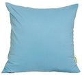 Tangdepot Cotton Solid Throw Pillow Covers, 22' X 22' , Sky Blue, 1 Count (Pack Of 1)