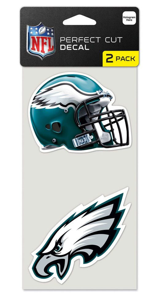 Philadelphia Eagles Set Of 2 Die Cut Decals