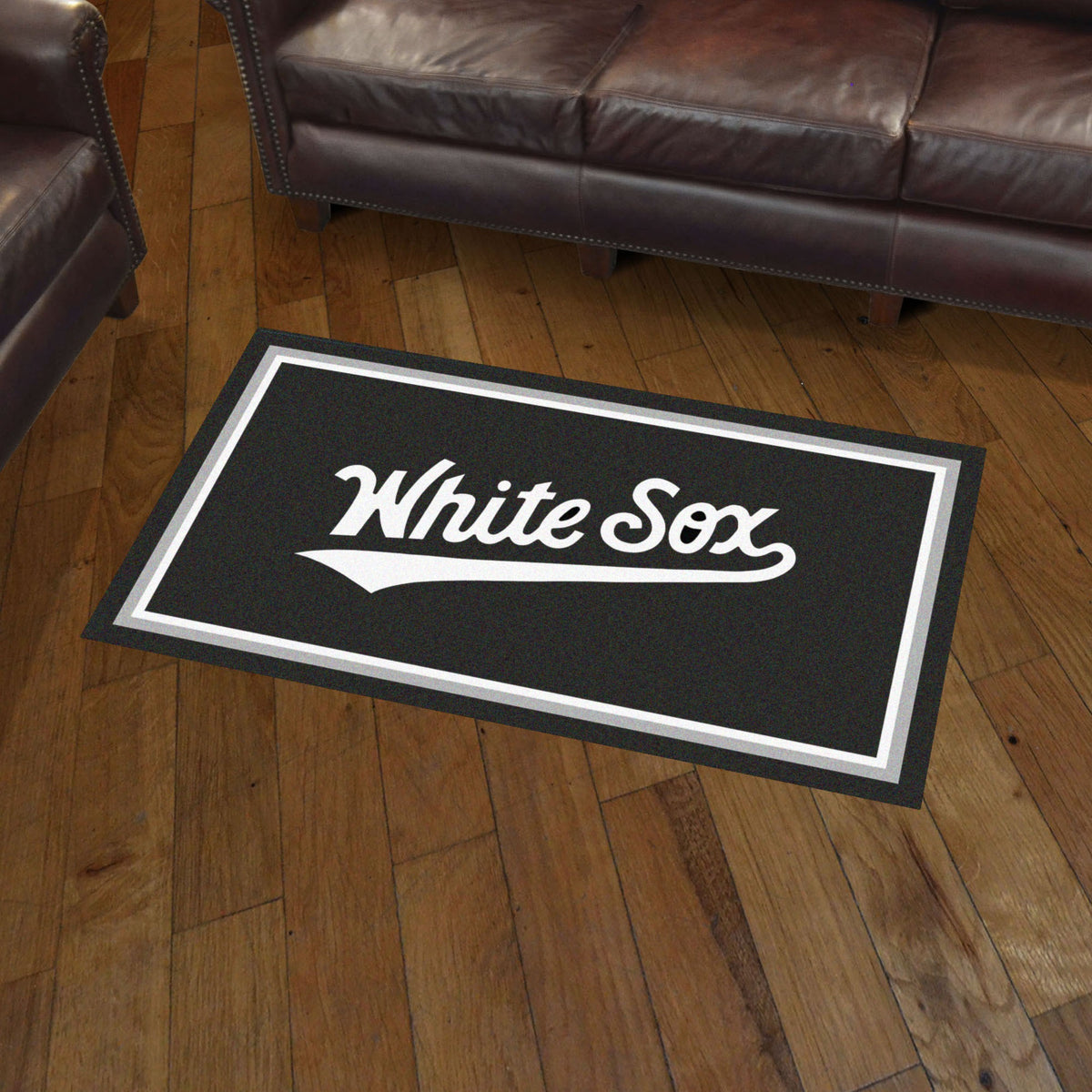 Chicago White Sox 3Ft. X 5Ft. Plush Area Rug