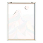 Blake MCM Mountains Framed Printed Glass by Rachel Lee of My Dream Wall