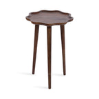 Alezar Scallop Wood Side Table