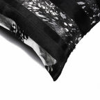 HomeRoots Decor 12-inch x 20-inch x 5-inch Black & Silver - Pillow
