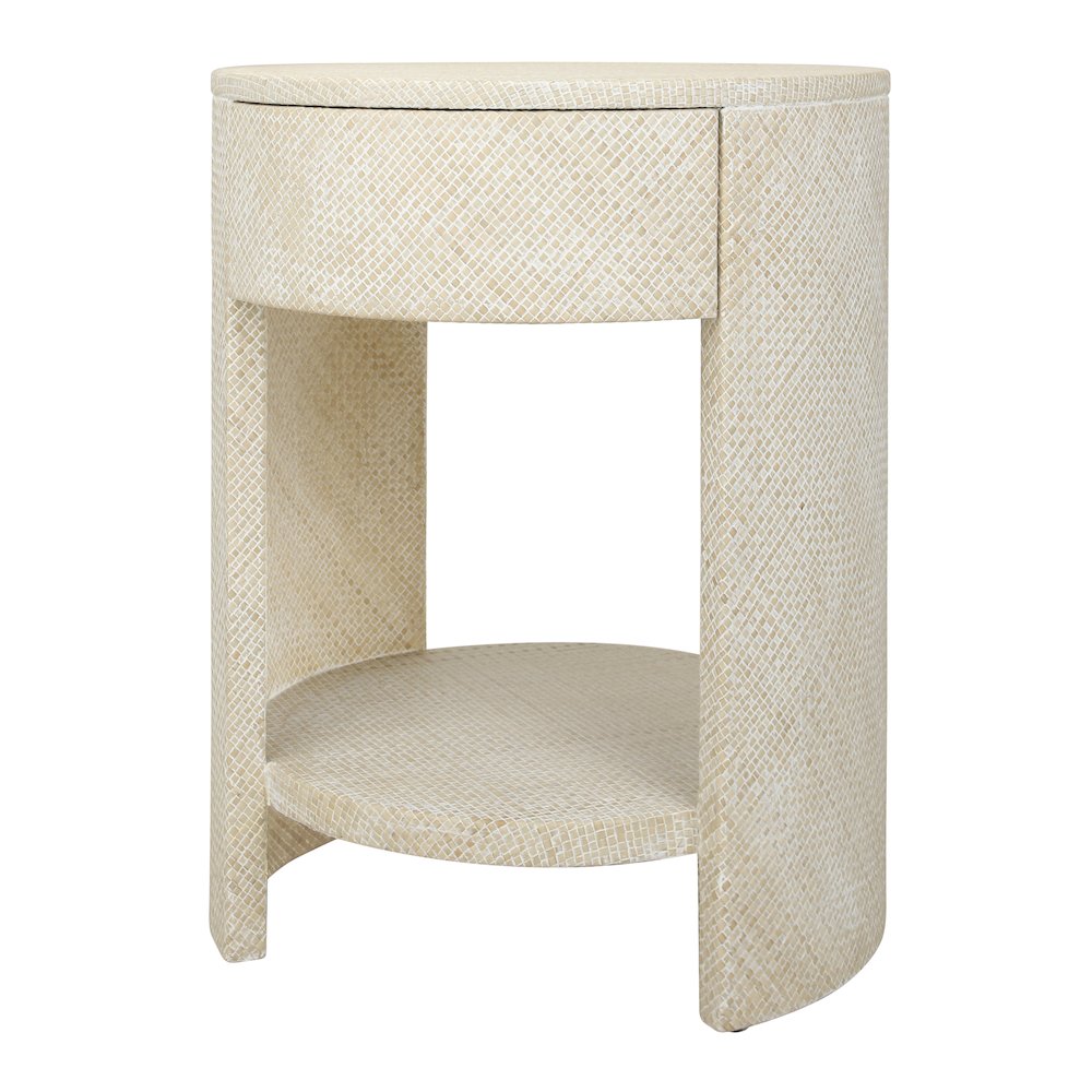 Zivon Round Nightstand/Side Table