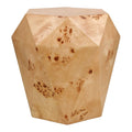 Malva Burl Wood Side/End Table