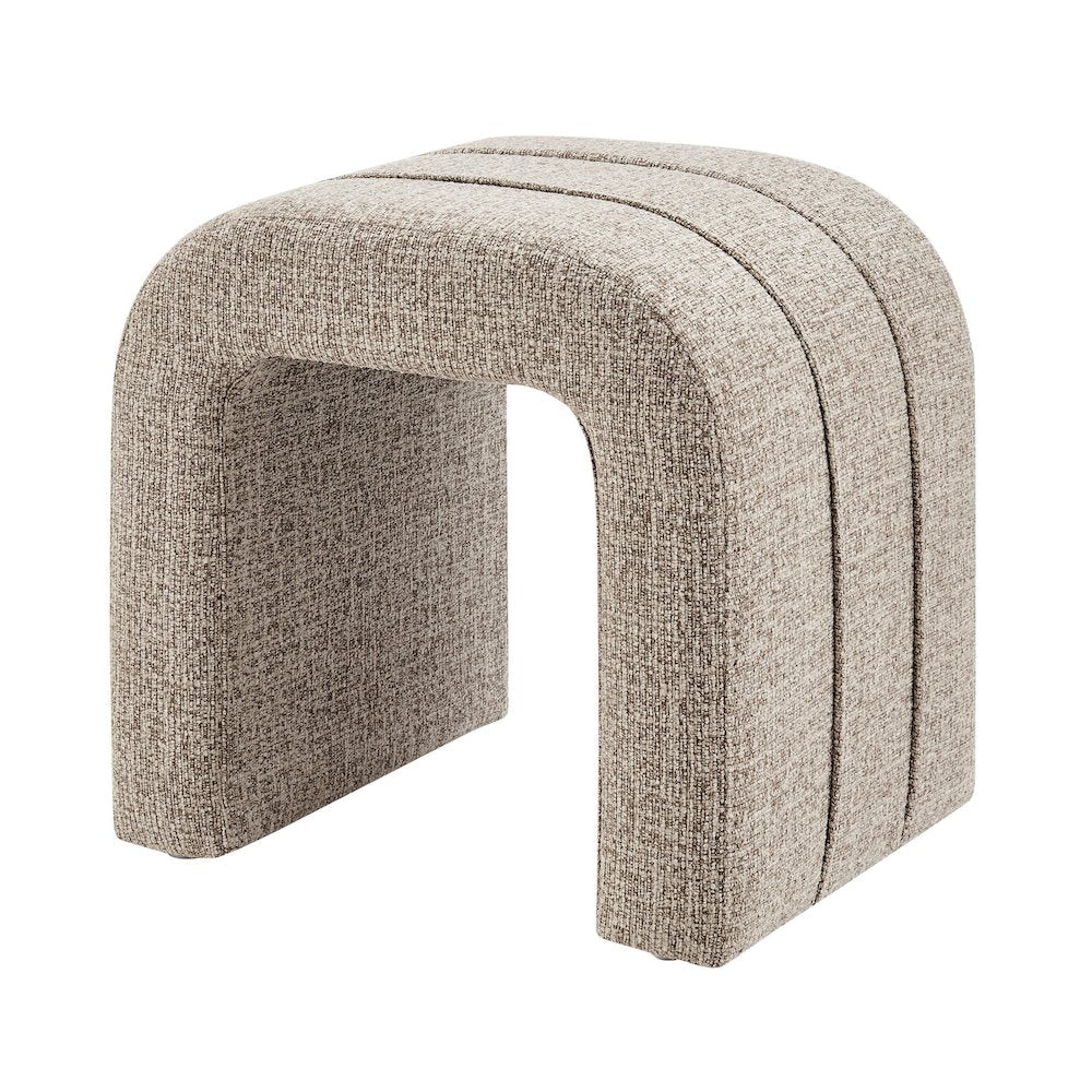 Rivo Ottoman  Nara Sand Chenille