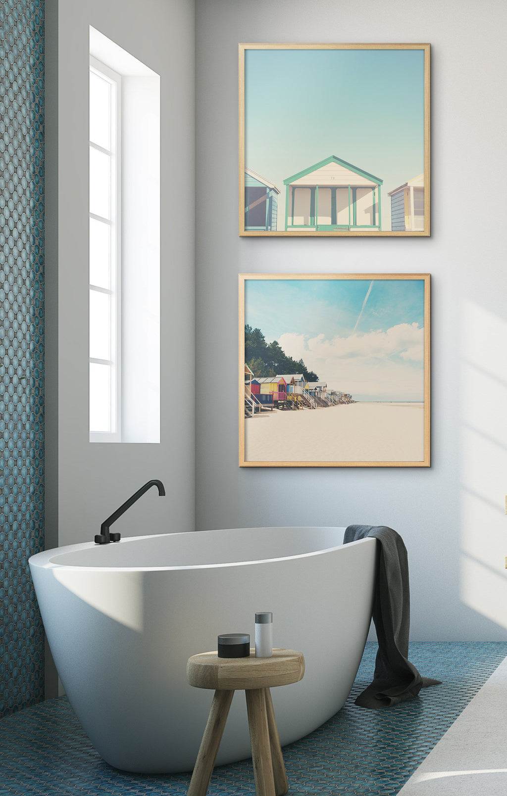 Blake Hang Loose Framed Printed Acrylic by Laura Evans