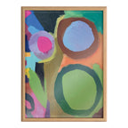 Blake Circle of Love Framed Printed Glass by Caleb Griswold