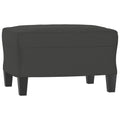 vidaXL Footstool Dark Gray 23.6''x19.7''x16.1'' Microfiber Fabric