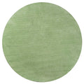 8 Spearmint Green Round Indoor Shag Rug