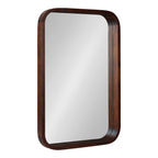 Hutton Wood Framed Radius Rectangle Mirror
