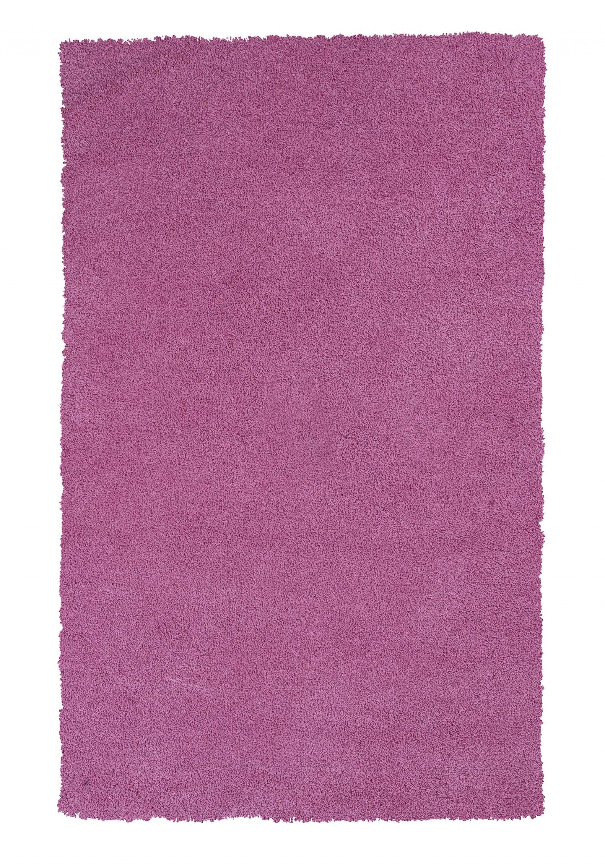8 X 11  Bright Hot Pink Shag Area Rug